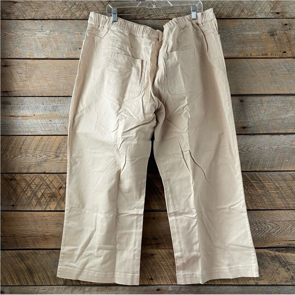 Pact women’s khaki denim pants 3X organic cotton - Picture 4 of 11